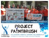 Volunteer Lethbridge Project Paintbrush postcard front